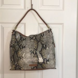 LIZ CLAIBORNE "Snakeskin" Tote